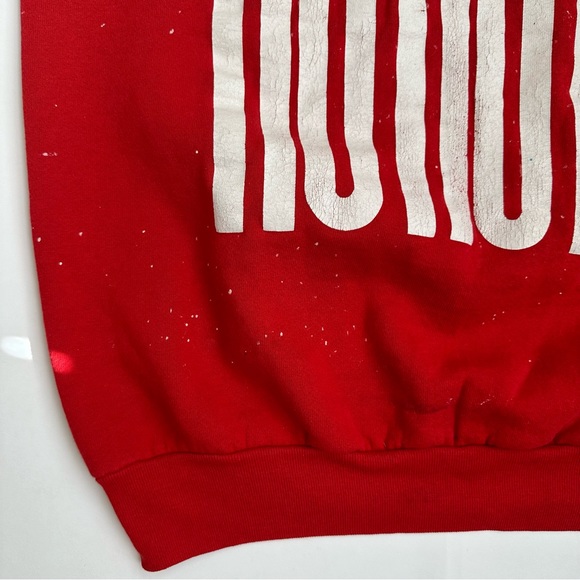 Vintage Christmas Holiday Ugly Sweater Sweatshirt Ho Ho Ho USA XL - Picture 4 of 13